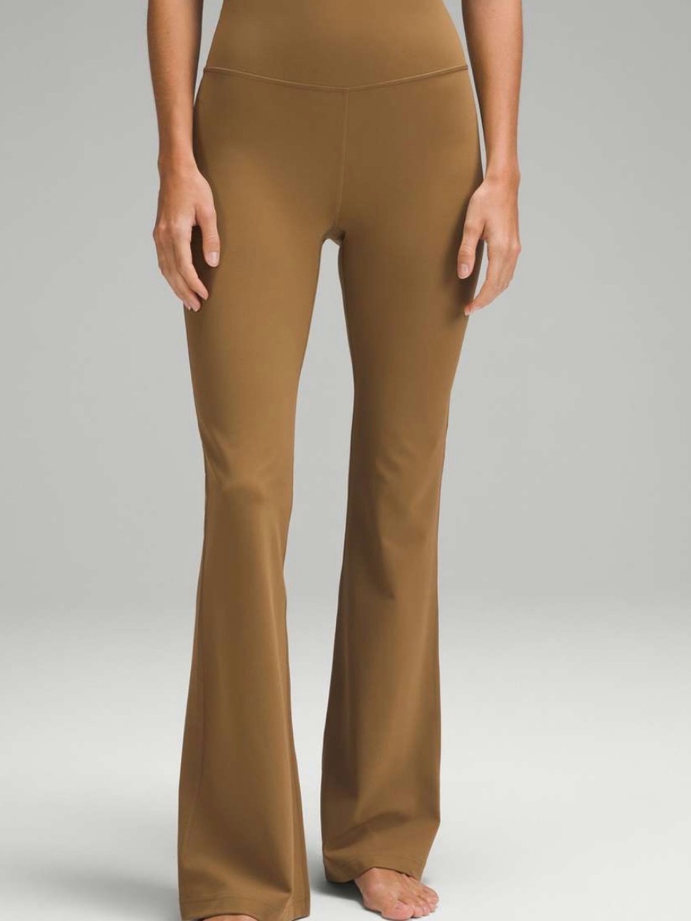 lululemon athletica High-Rise Flare Pants in Caramel Brown